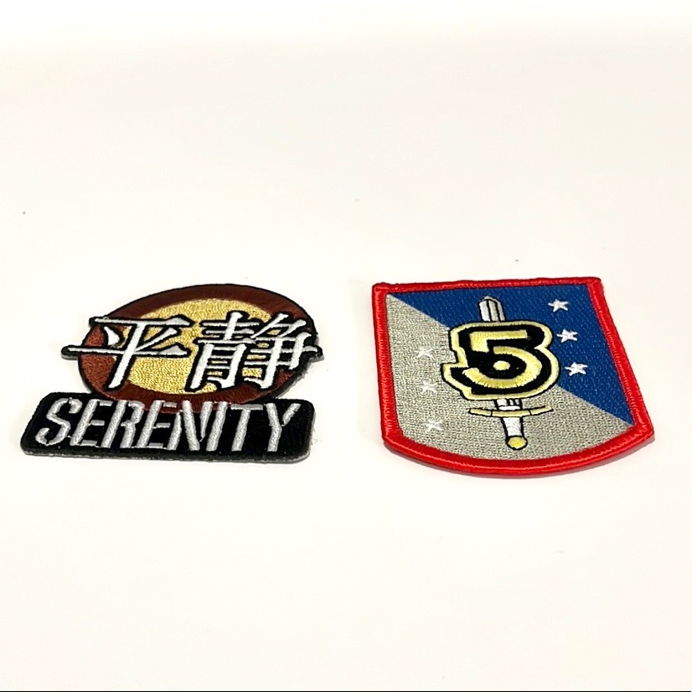 Firefly Serenity Patch and Babylon 5 Ranger Sew Iron On…